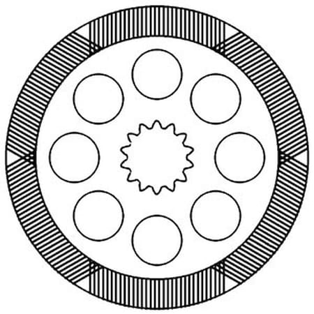 Aftermarket Brake Disc Fits Massey Ferguson 2640 3125 3140 3505 3545 3630 3645 3386897M92